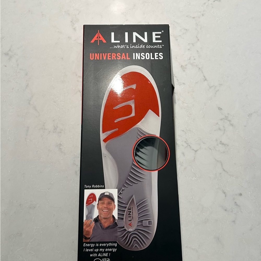 NEW XL Unisex ALINE Universal Insoles with Arch Support